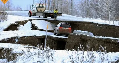 ABD’de deprem, yollar çöktü