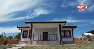 Depremzedeler için yapılan Özbek evlerinde son durum böyle görüntülendi | Video
