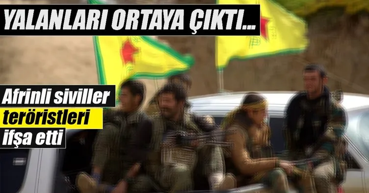 Afrinli siviller PKK’nın yalanlarını anlattı