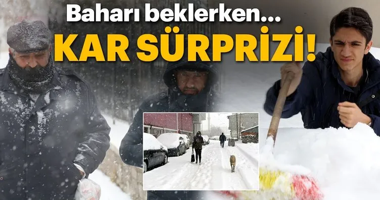 Doğu Anadolu’da kar yağışı!