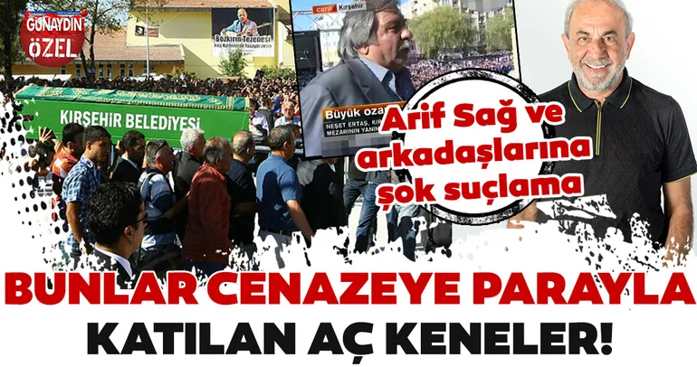 Arif Sağ ve arkadaşlarına şok suçlama