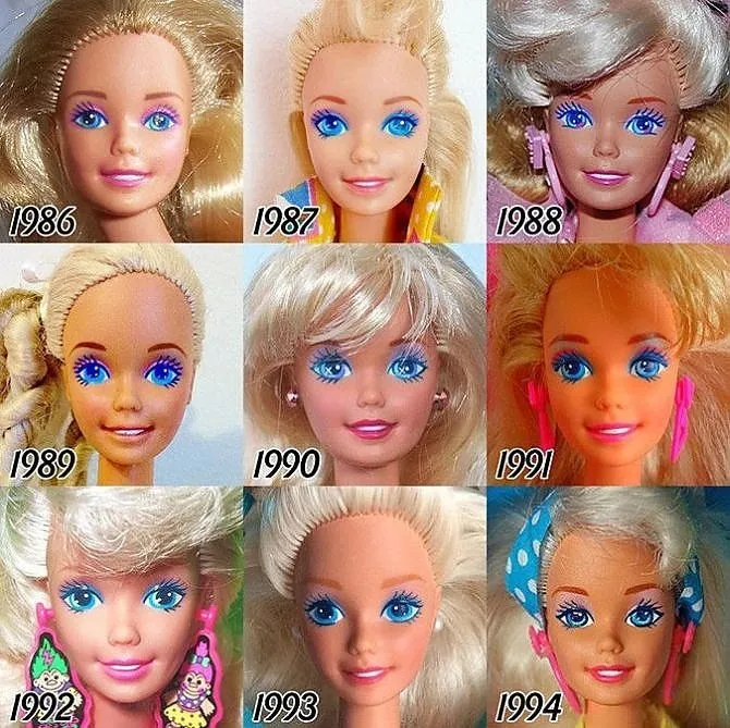 Barbie’nin evrimi