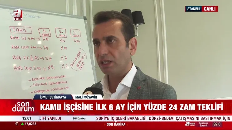 KAMU İŞÇİSİ TOPLU SÖZLEŞME ZAMMI SON DAKİKA: 3. Zam teklifi belli oldu! | Video