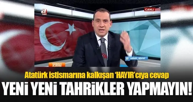 Erkan Tan’dan Atatürk istismarına sert cevap