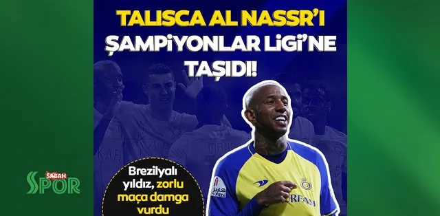 Galatasaray ile adı anılan Talisca, Al Nassr'ı Şampiyonlar Ligi'ne taşıdı! Son dakikalarda gelen gol… Galatasaray ile adı anılan Talisca, Al Nassr'ı Şampiyonlar Ligi'ne taşıdı! Son dakikalarda gelen gol…
