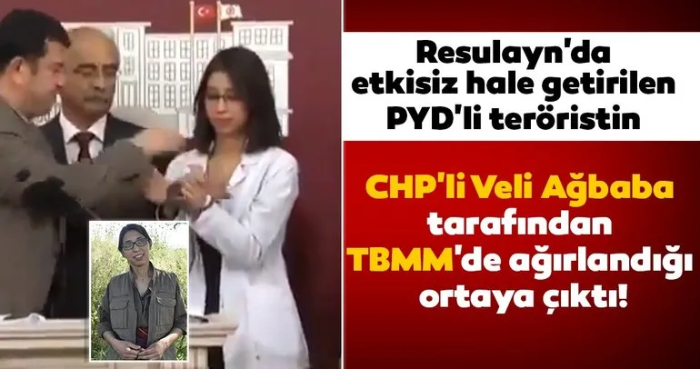 TSK tarafından etkisiz hale getirilen terörist Ceren Güneş'in CHP'li Veli Ağbaba tarafından TBMM'ye sokulduğu ortaya çıktı!