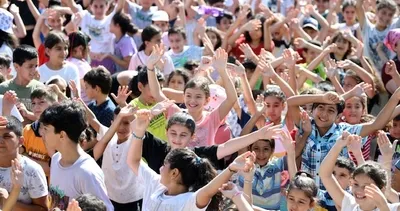 Çocuklar karne festivalinde buluştu