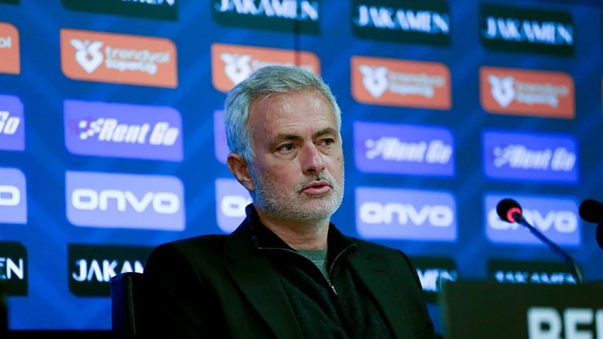 Slavia Prag maçı öncesi Mourinho'dan dikkat çeken sözler: