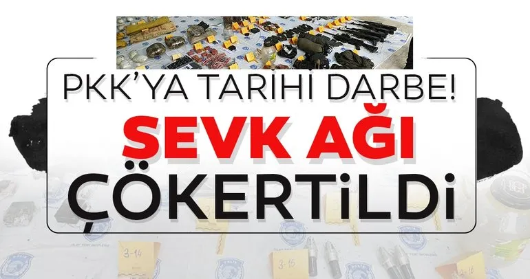 PKKnın cephane sevk ağı çökertildi; Beşiktaşa patlayıcı götürenler yakalandı