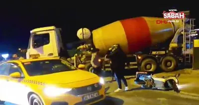 Beşiktaş’ta yol verme kavgasında motosiklettekileri tekme tokat dövdü! O anlar kamerada | Video