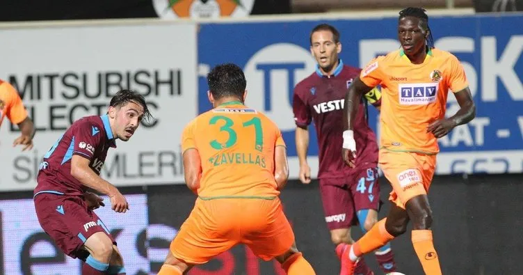 Alanyaspor-Trabzonspor maçının disiplin sevkleri açıklandı