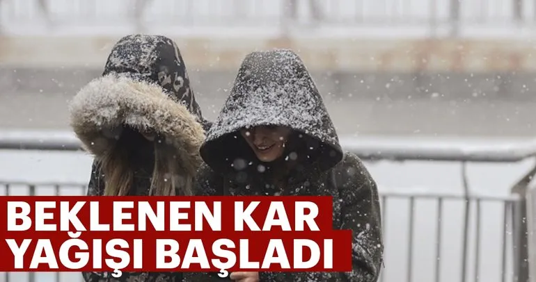 Son dakika haber: Meteoroloji uyarmıştı! Kar yağışı Edirne’den giriş yaptı