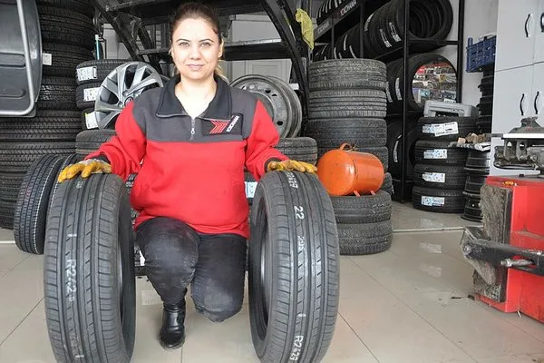 Muhasebeciydi şimdi oto lastik işinin patronu oldu!