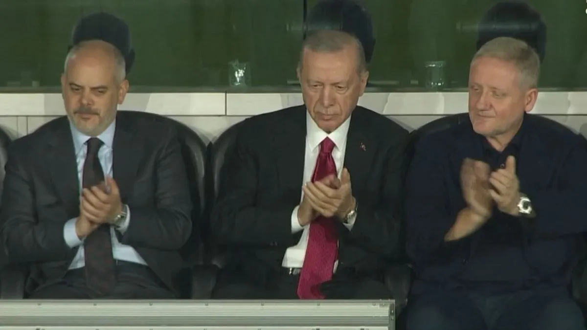 Başkan Erdoğan, Başakşehir-La Fiorita maçını izledi