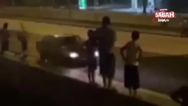 Adana'da otoyolda yarış sonrası kan donduran görüntü: Bacağı koptu! | Video