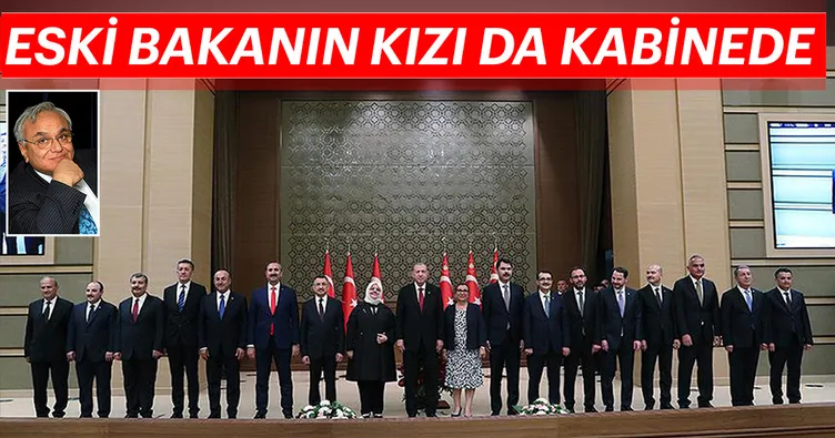 Eski bakanın kızı da kabinede