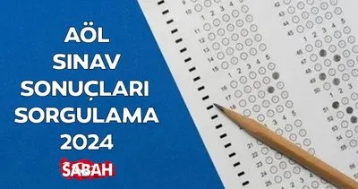 AÖL 3. DÖNEM SINAV SONUÇLARI AÇIKLANIYOR!  MEB ile 3. dönem Açık lise sınav sonuçları açıklandı mı, ne zaman açıklanacak?