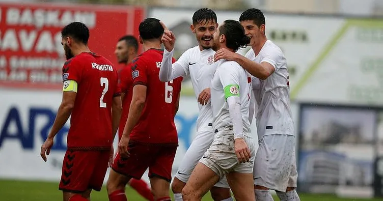 Antalyaspor, Afganistan’ı röveşatayla devirdi