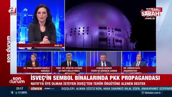 İsveç'ten skandal görüntüler! Öcalan ve PKK propagandası yaptılar | Video
