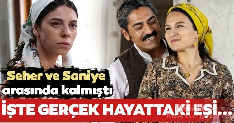 Bir Zamanlar Çukurova’nın Gaffur’u dizide Saniye’yle ama gerçek hayatta...