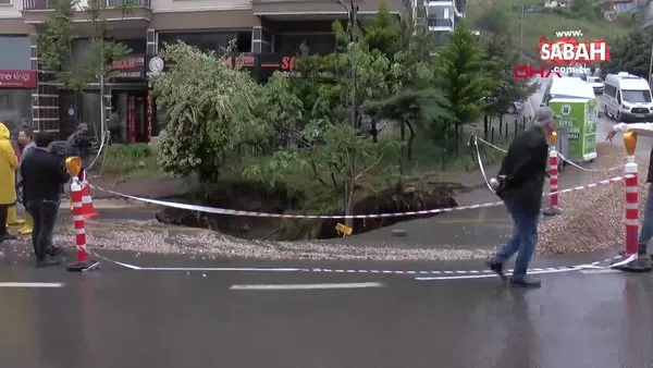 Ankara'daki selin boyutu gün ağarınca ortaya çıktı: Yollar çöktü, ev ve iş yerlerini su bastı | Video