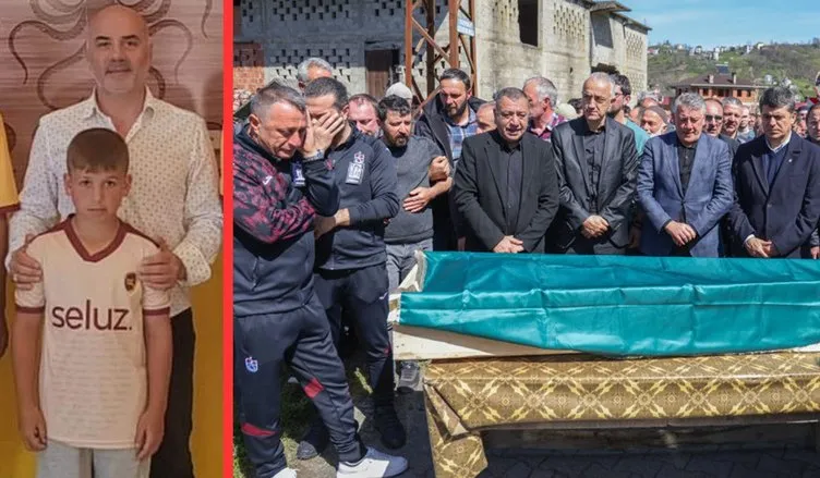 Trabzonspor’un inşaattan düşerek ölen altyapı futbolcusu Mirkan son yolcuğuna uğurlandı
