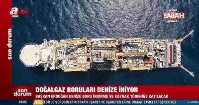 Doğalgaz boruları denize iniyor! | Video