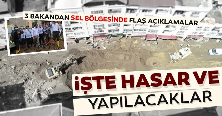 Son dakika! Giresun'da sel felaketi: 3 bakandan önemli açıklamalar