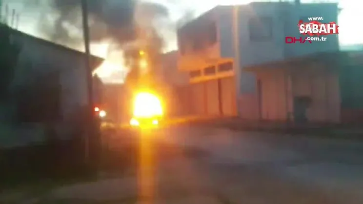Adana'da korku dolu anlar! Alev alev yandı