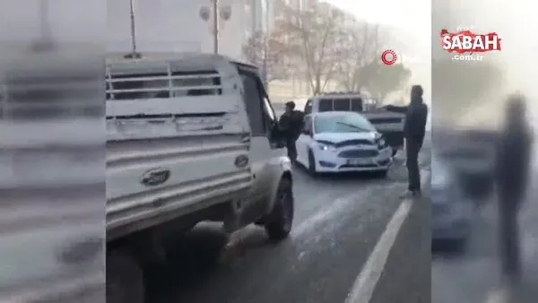 Iğdır'da buzlanma kazaya neden oldu | Video