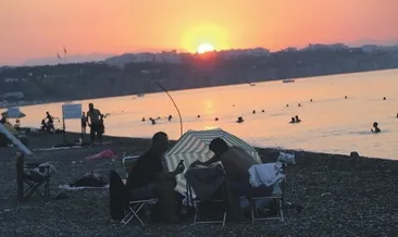 Antalya açık hava saunasına döndü