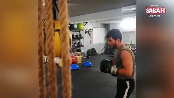 Hercai dizisinin sevilen oyuncusu Akın Akınözü'nün boks yaptığı görüntüler | Video