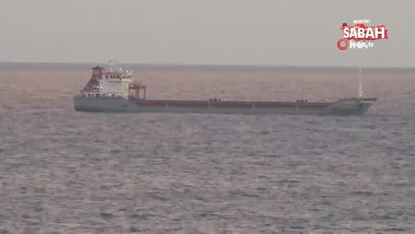 Ukrayna’dan hareket eden mısır yüklü Türk gemisi İstanbul açıklarında demirledi | Video