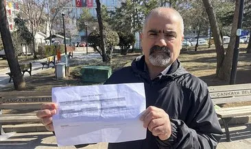Şanlıurfa’ya hiç gitmedi evine gelen kağıtla şoka girdi: Alakam yok!
