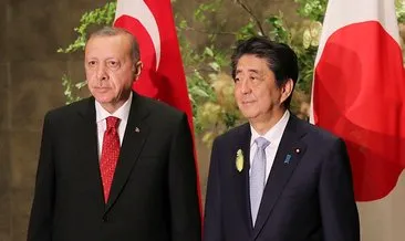 Son dakika! Başkan Erdoğan Japonya Başbakanı Abe ile görüştü