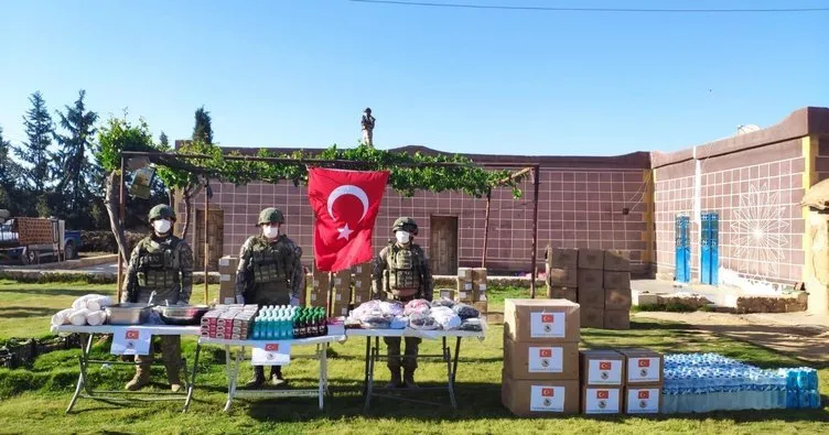 Mehmetçik’ten Barış Pınarı bölgesine yardım eli
