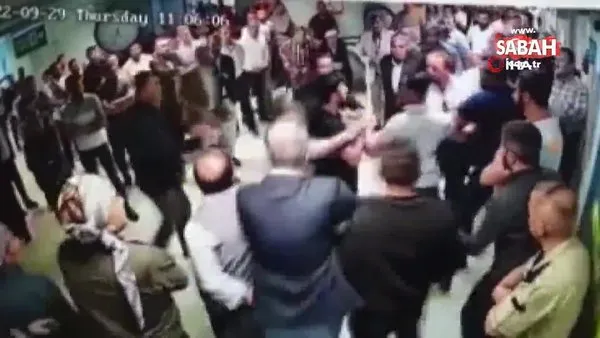 CHP'li başkan ve kardeşi başhekim yardımcısına saldırdı! O anlar kamerada | Video