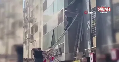İzmir’de otelde yangın: 5 kişi dumandan etkilendi | Video