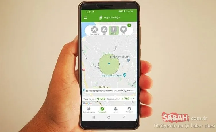 Hayat eve sığar uygulaması nedir ve nasıl çalışır? Hayat Eve Sığar aplikasyonunu indir ve koronavirüs risk yoğunluğu haritasını kontrol et