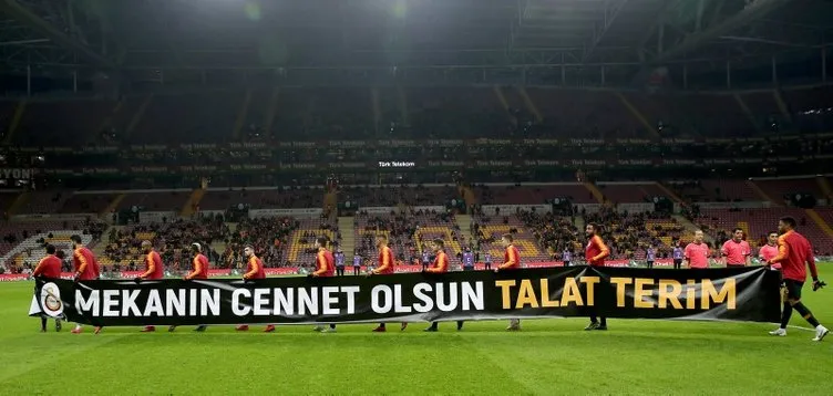 Galatasaray-Hatayspor maçında Talat Terim unutulmadı