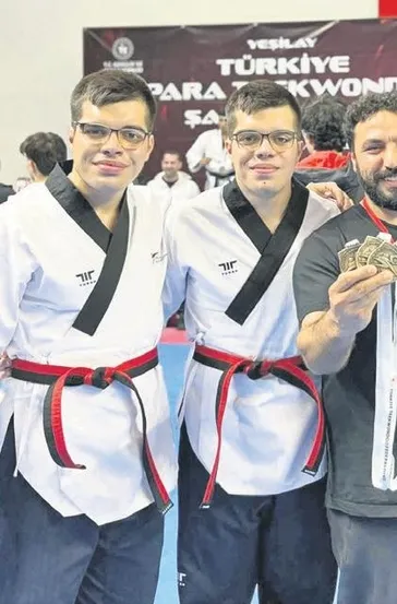 Otizmli ikizler madalyaya doymuyor