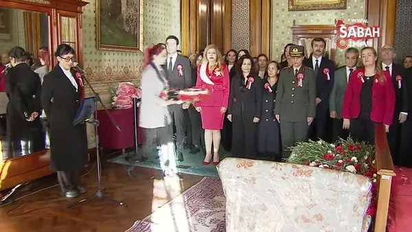 Atatürk, vefatının 85'nci yıl dönümünde Dolmabahçe Sarayı'nda anıldı | Video