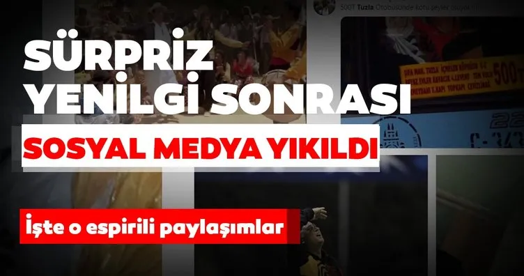 Galatasaray’ın Tuzlaspor yenilgisi sosyal medyayı salladı