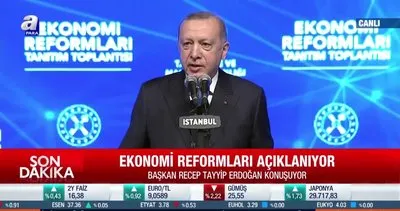 SON DAKİKA: Başkan Erdoğan reform paketini açıkladı | Video