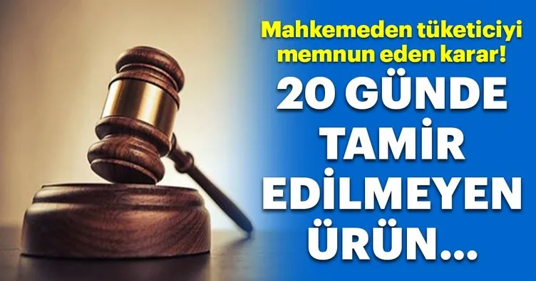 Mahkemeden tüketiciyi memnun eden karar!