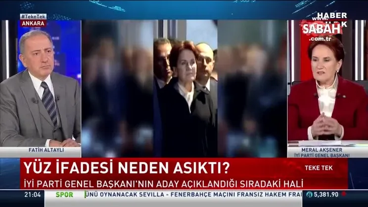 Mutsuz görüntüsü çok konuşulmuştu! Akşener o anları böyle yorumladı: Tuhaf bir ışık geldi | Video