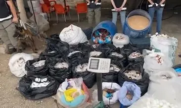 Mersin’de uyuşturucu operasyonu: 3 milyon 542 bin adet hap ele geçirildi #mersin