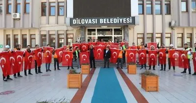Dilovası, Türk Bayrakları ile donatıldı #kocaeli