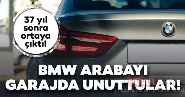 Bu nadir BMW modeli 37 yıl boyunca garajda unutuldu! Sadece 453 adet üretilmişti