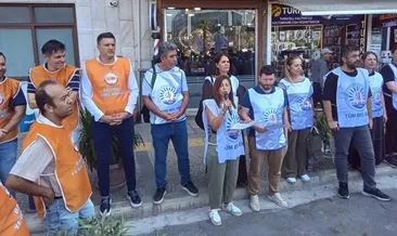 Konak Belediyesinde memurlar ödenmeyen sosyal denge tazminatları için eylem yaptı #izmir